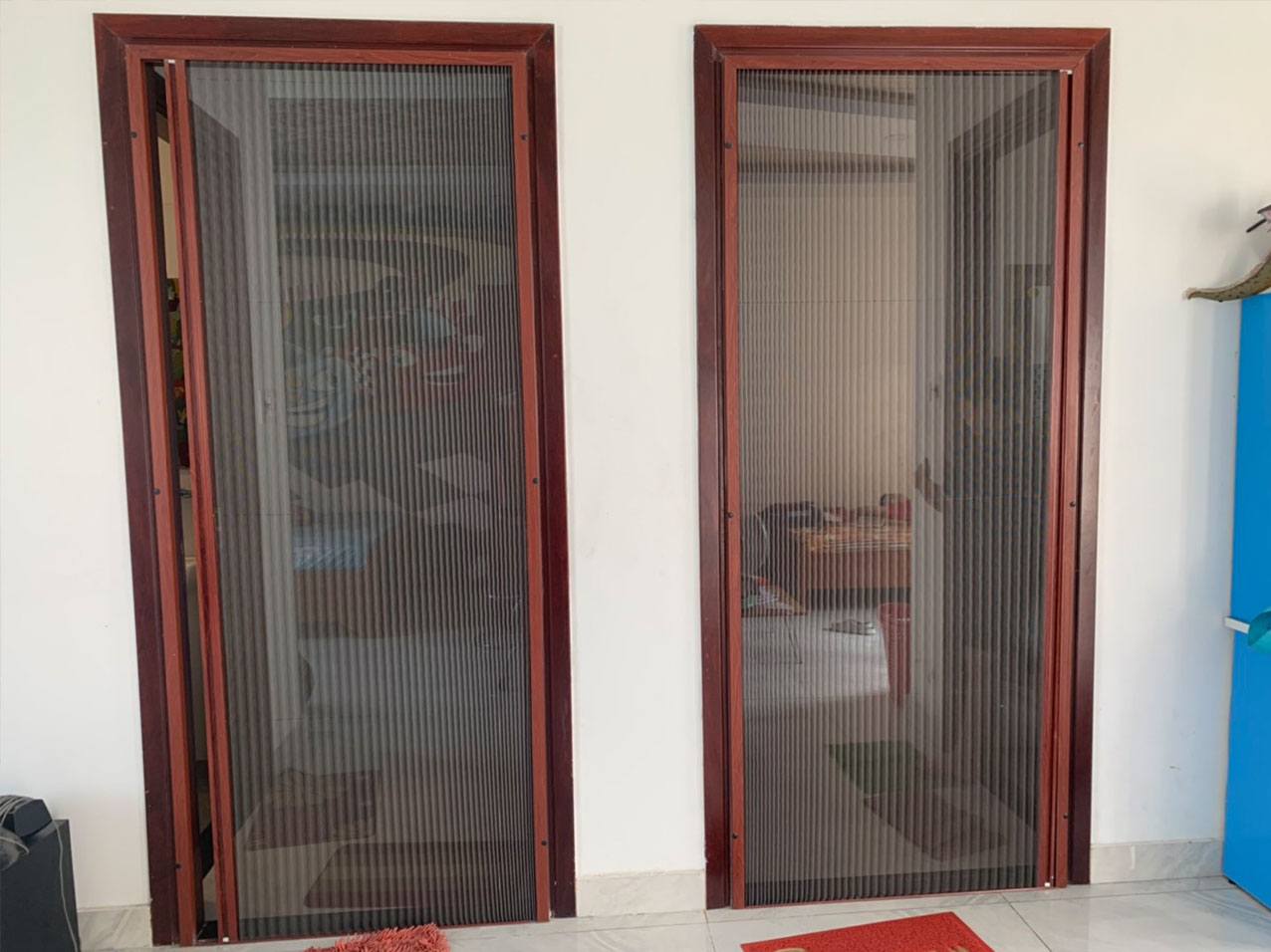 Mẫu 4 cửa lưới chống muỗi dạng lùa 