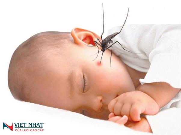 Chống muỗi cho bé