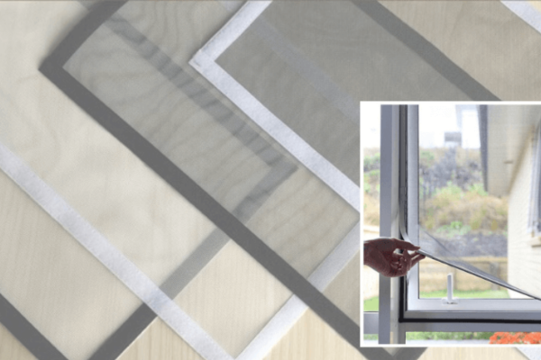 lưới chống muỗi gắn bằng nam châm tự dính dễ dàng lắp đặt và tháo rời